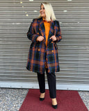 Houndstooth Multicolor Coat