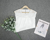 Always Keep Your Promises White Lace Top