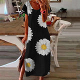Women's Printed Sundress Casual Short Sleeve dress