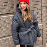 Popular Hooded Cotton Warm Jacket Coat