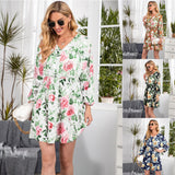 Spring/summer 2021 new fashion print dress