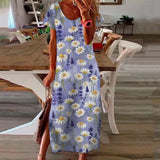 Women's Printed Sundress Casual Short Sleeve dress