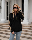 leopard print Plush Sweater Jacket