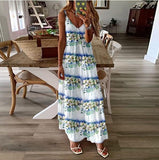 Casual Loose Sleeveless Beach Long Dress