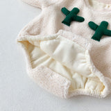 Christmas baby onesies thickened to keep warm