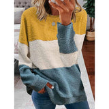 Winter Colorblock Fleece Sweatshirts