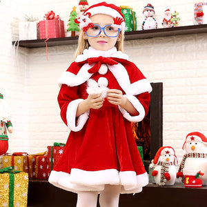 Santa Claus Red Dress Girls