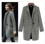 Woolen Oversize Cardigan Velvet Coat