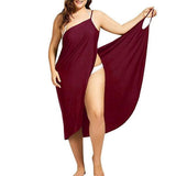 5XL Women Sexy Beach V-Neck Sling Dress