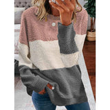 Winter Colorblock Fleece Sweatshirts