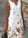 Women Elegant Floral Print Dress