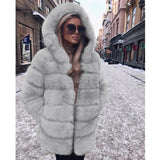 Women's Artificial Fur THICKING WARM Coat