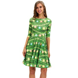 Christmas Printing Women's Dress