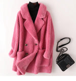 Real Fur High Quality Australian Wool Coats