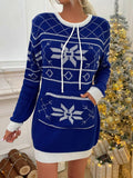 Autumn Winter Long Sleeve Loose Christmas Dresses