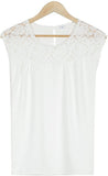 Always Keep Your Promises White Lace Top