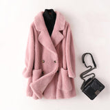 Real Fur High Quality Australian Wool Coats