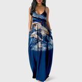 2021 Summer Fashion Oversized Women Tie Dye Dress
