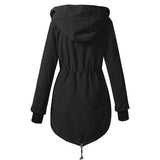 Anti-cold thickening medium long cotton coat