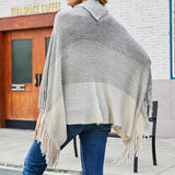 Tassel Cloak Shawl Sweater