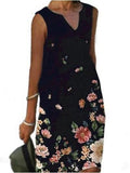 Women Elegant Floral Print Dress