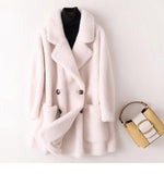 Real Fur High Quality Australian Wool Coats