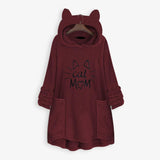 Oversized Sweatshirt Woman Fleece Hoodies