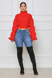 Burst Your Bubble Cropped Sweater