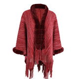 Tassel Cloak Shawl Sweater Coat