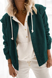 Autumn Long-Sleeved Female Coat Solid Loose-Fitting Corduroy Coat