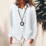 Casual Shirt Collar Long Sleeve Shirts & Tops