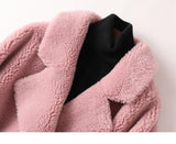 Real Fur High Quality Australian Wool Coats