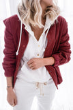 Autumn Long-Sleeved Female Coat Solid Loose-Fitting Corduroy Coat