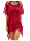 Chiffon Tassels Beach Wear Swimsuit Cover Up