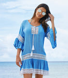 Bamboo Pareo Beach Cover Up Kaftan