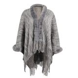 Tassel Cloak Shawl Sweater Coat