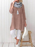 cotton and linen pocket dress