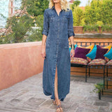 Long Sleeve Denim Shirtdress