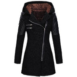 Women Warm Slim Jacket Thick Parka Overcoat