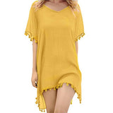 Chiffon Tassels Beach Wear Swimsuit Cover Up