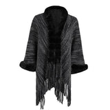 Tassel Cloak Shawl Sweater Coat