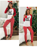 Christmas Printed Home Clothes Two-piece Set