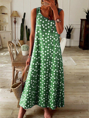 Bohemian Dot Print Women Dresses