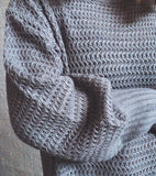 LOOSE PLAIN SIMPLE KNITTED SWEATER