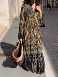 Ethnic Printed Maxi Dress