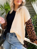 Leopard Knitted Sweater