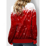 Snowman Drawstring Pullover Sweater