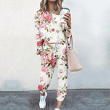 Women's Basic Floral Casual Set