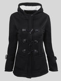 Casual Women Trench Coat Autumn Zipper Hooded Coat