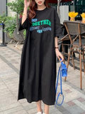 New Style Long Short-sleeved T-shirt Dress